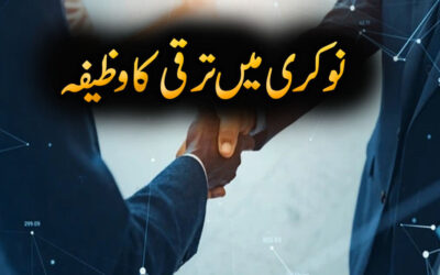 Job Main Taraqi ka wazifa