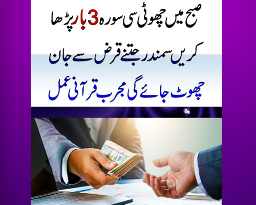 Qarz Ki Adaigi Ka Wazifa | Pahar Jitna Qarz Khatam | Aik Wazifa Surah Se | Debt Relief Wazifa